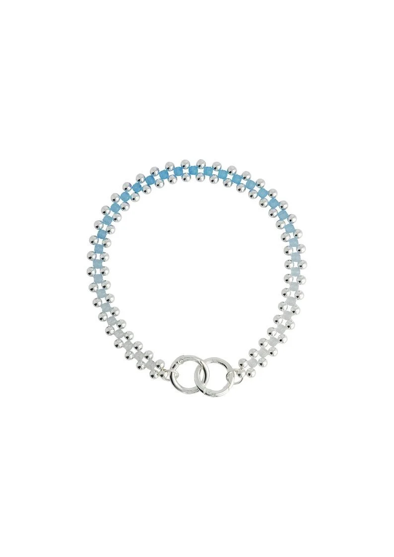 Trinity Necklace - Orthodox ⌀ 10 - Silver/Clear — Lorette Colé Duprat
